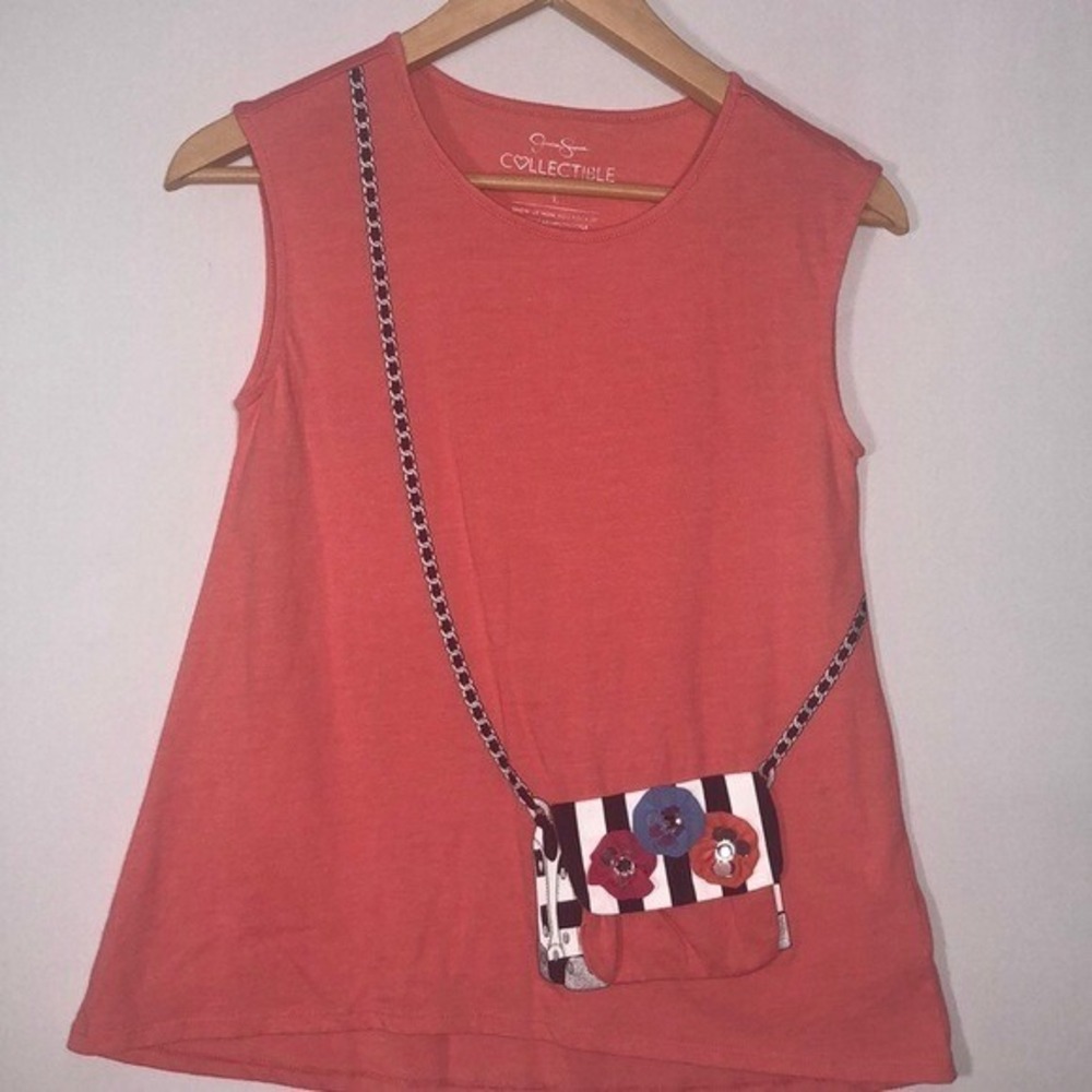 JESSICA SIMPSON COLLECTIBLE Girls Sleeveless Top Size‎ L